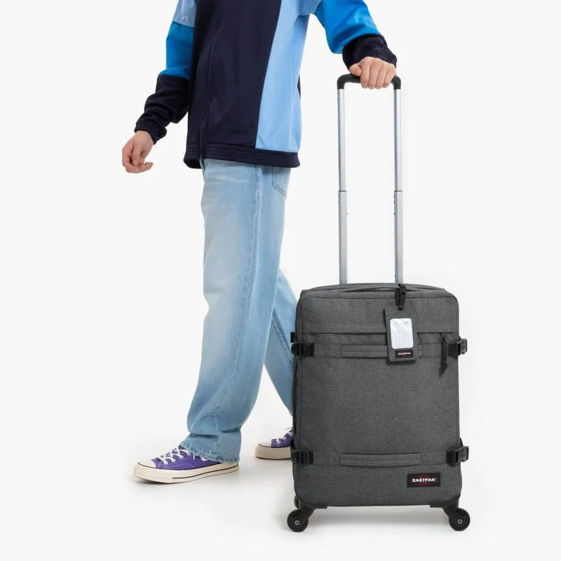 Valise cabine souple Eastpak Transit'R 4 S 54 cm Black Denim - Gris